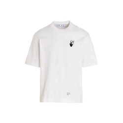 OFF WHITE T-SHIRT CON STAMPA