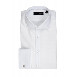 LARDINI Camicia bianca con...