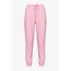 Pinko pantalone di tuta rosa