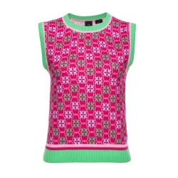 PINKO TOP GILET IN MAGLIA...