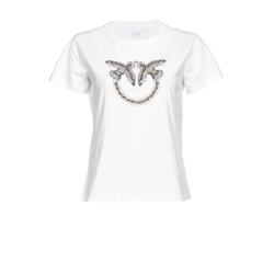 PINKO T-SHIRT RICAMO LOVE...