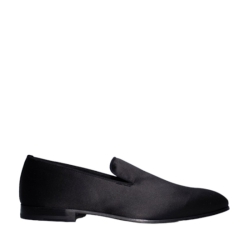 Doucal's SLIPPER  IN SETA NERA