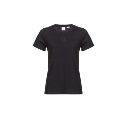 PINKO T-shirt bussolotto nera