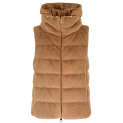 HERNO GILET IN PELLICCIA