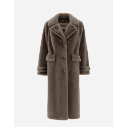 HERNO CAPPOTTO IN FAUX MINK...