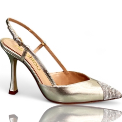 Ninalilou slingback platino