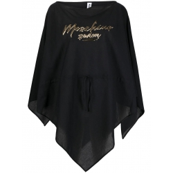 MOSCHINO PONCHO  NERO