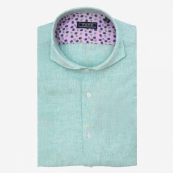 FEFE' CAMICIA IN LINO VERDE